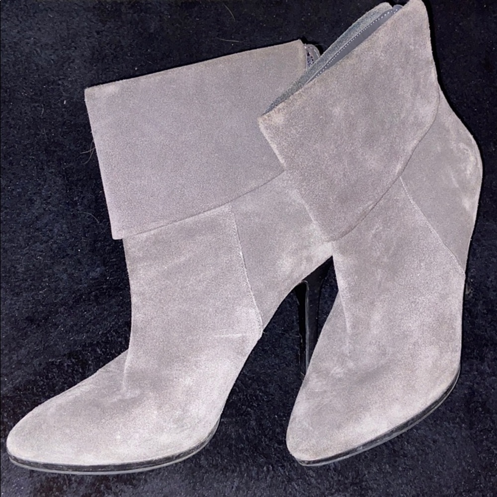Ralph Lauren grey suede, ankle boots
